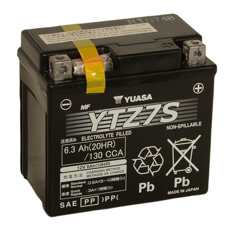 Batterie Moto Yuasa YTZ7S 12V 6 3Ah